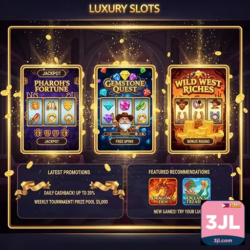 3jl luxury slots promotions
